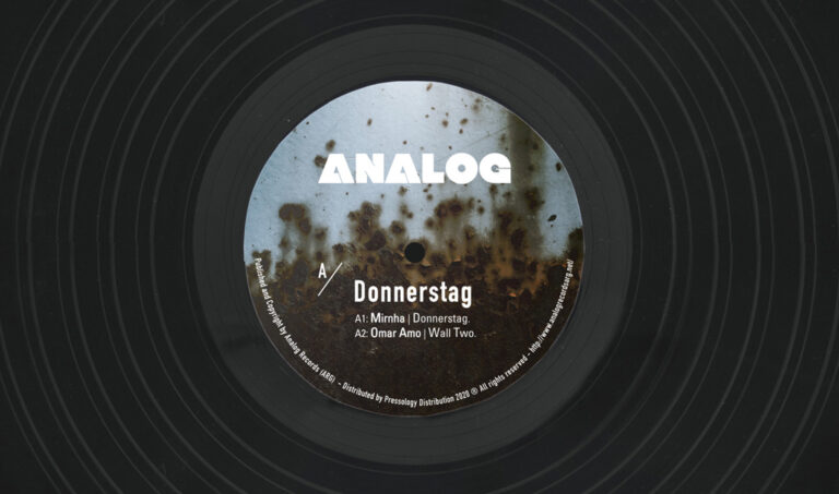 Página portfolio de branding y diseño gráfico de vinilo para 'Analog Records ARG'